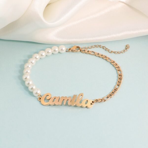 Bracelet à perles avec nom personnalisé 7