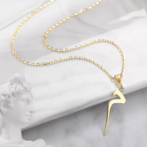 Collier initiale arabe personnalisé 14