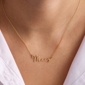 Collier personnalisé écriture manuscrite 10 Collier personnalisé écriture manuscrite 10