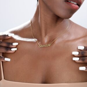 Collier cœur personnalisé prénom 14 Collier cœur personnalisé prénom 14