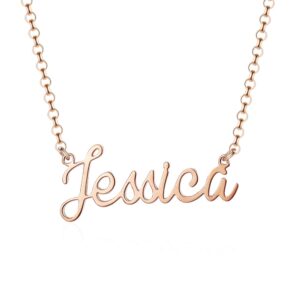 Jessica- Collier personnalisé prénom 9