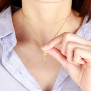 Collier personnalisé initiale arabe 18 Collier personnalisé initiale arabe 18
