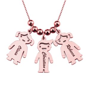 Collier maman gravé multi prénoms 8 Collier maman gravé multi prénoms 8