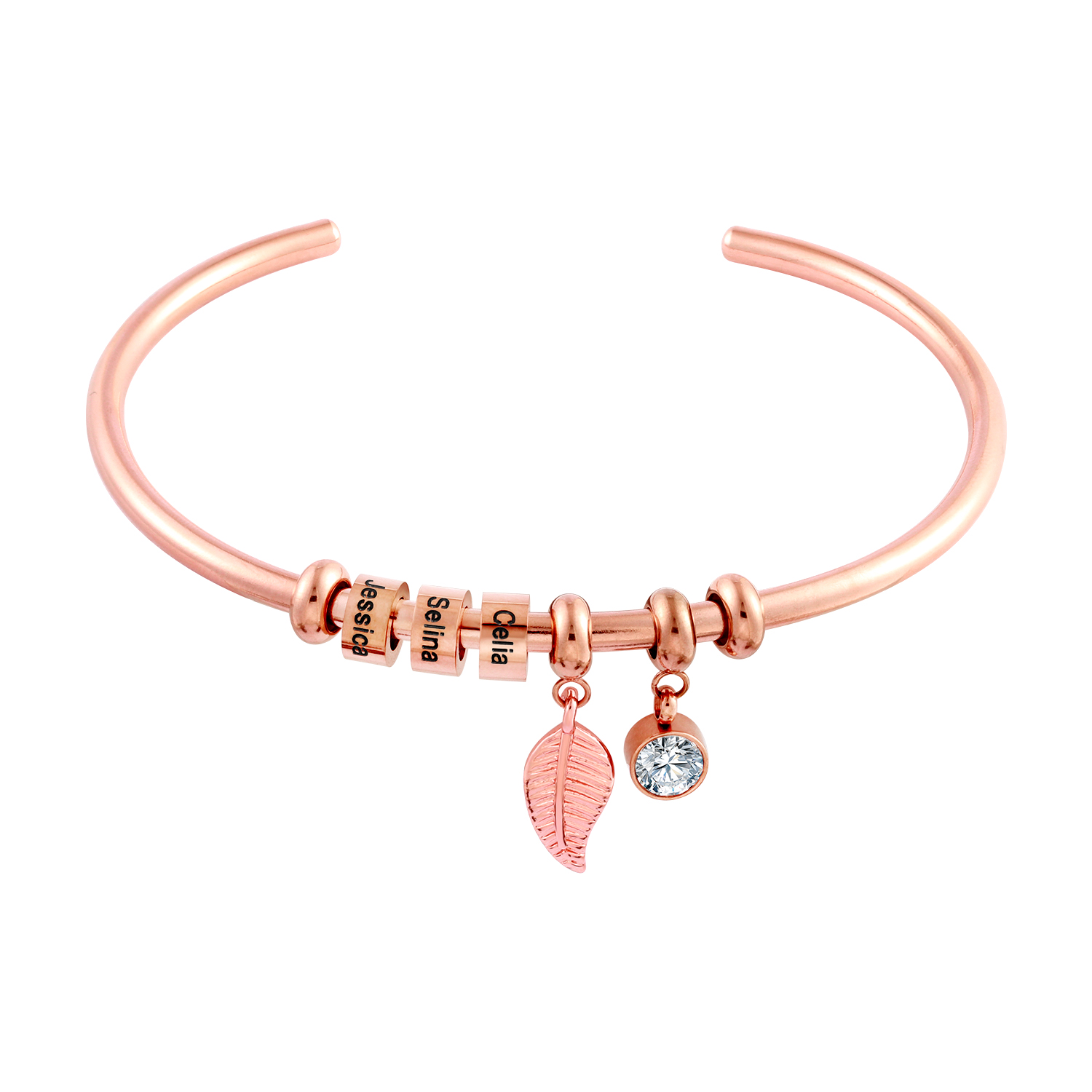 Bracelet multi-prénoms personnalisé famille