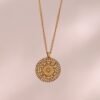collier pendentif émaillé avec signe astrologique 14