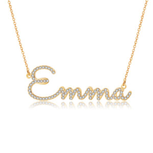 Collier strass personnalisé prénom 18 Collier strass personnalisé prénom 18
