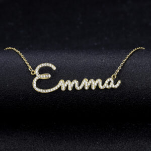 Collier strass personnalisé prénom 16 Collier strass personnalisé prénom 16