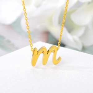 Collier personnalisé lettre initiale minuscule pour femme 10