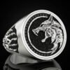 Bague Viking Loup Fenrir 10