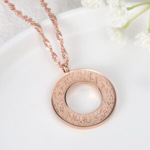Collier musulman personnalisé arabe pour femme 11 Collier musulman personnalisé arabe pour femme 11