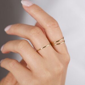 Ensemble 3 Bagues classiques pour femme 21