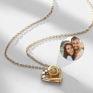 Pendentif cœur photo projecteur 8