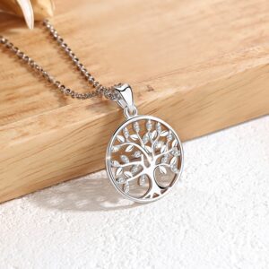 Collier pendentif arbre de vie en Zircon 19 Collier pendentif arbre de vie en Zircon 19
