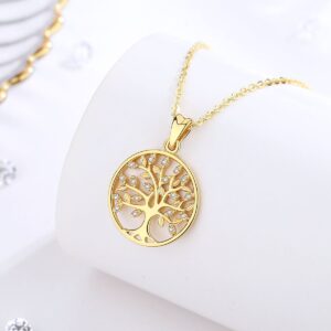 Collier pendentif arbre de vie en Zircon 21 Collier pendentif arbre de vie en Zircon 21
