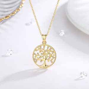 Collier pendentif arbre de vie en Zircon 20 Collier pendentif arbre de vie en Zircon 20