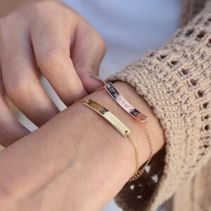 Bracelet à barrette personnalisée 10