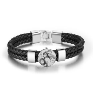 Bracelet personnalisé prénoms et photo 12