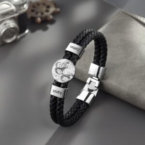 Bracelet personnalisé prénoms et photo 9