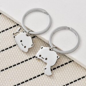 Porte-clés chat pour couple (2 pièces) 10