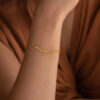 Bracelet chaîne gourmette personnalisé 16