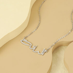 Collier Strass Personnalisé prénom Arabe 16 Collier Strass Personnalisé prénom Arabe 16
