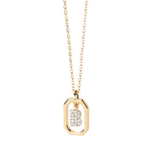 Collier Lettre Initiale Choker, A-Z 12