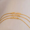 Bracelet chaîne gourmette personnalisé 17