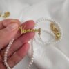 Collier Perles personnalisé prénom 10