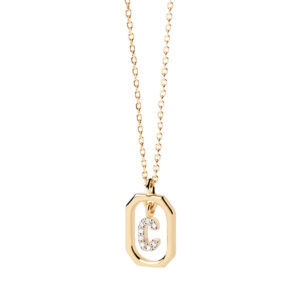 Collier Lettre Initiale Choker, A-Z 11