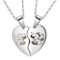 Colliers pendentifs Séparables pour jumaux