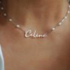 Collier perles personnalisé prénom pour femme 11