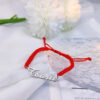 Ensemble Bracelets personnalisés prénoms pour couple 8