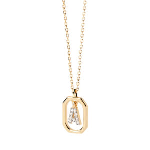 Collier Lettre Initiale Choker, A-Z 9