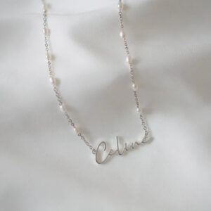 Collier perles personnalisé prénom pour femme 10 Collier perles personnalisé prénom pour femme 10