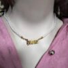 Collier Perles personnalisé prénom 15