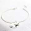 Bracelet à breloques double disque personnalisé 11
