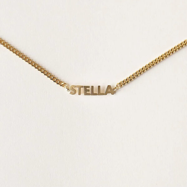 Bracelet chaîne gourmette personnalisé 5