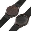 Montre en bois gravée personnalisée 14