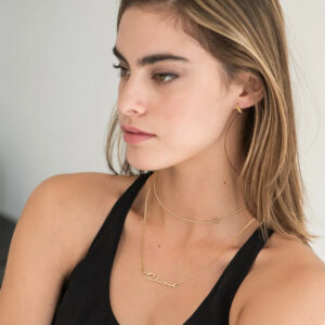 Collier chaîne personnalisé prénom 8 Collier chaîne personnalisé prénom 8