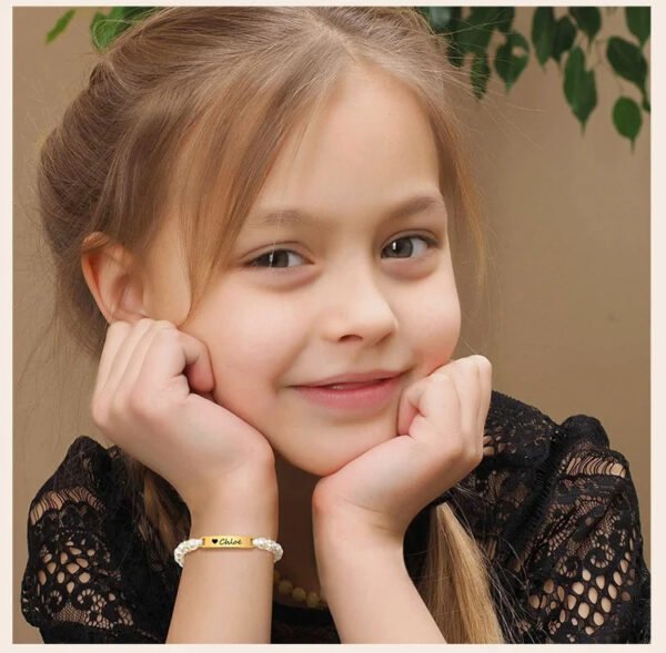 Bracelet perle personnalisé pour enfants 4